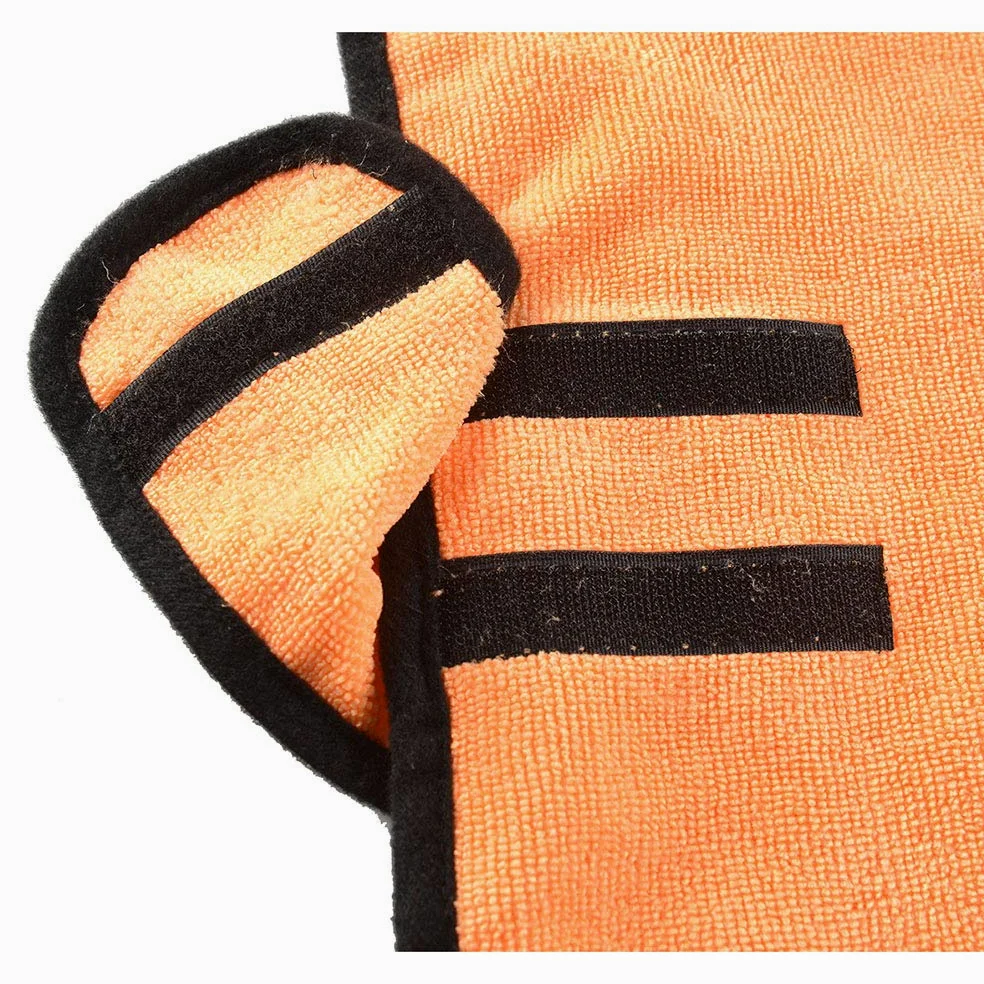 Serviette de Bain Absorbant à de Microfibre, Peignoir pour Chien Serviettes de Bain Manteau de Séchage pour Chien