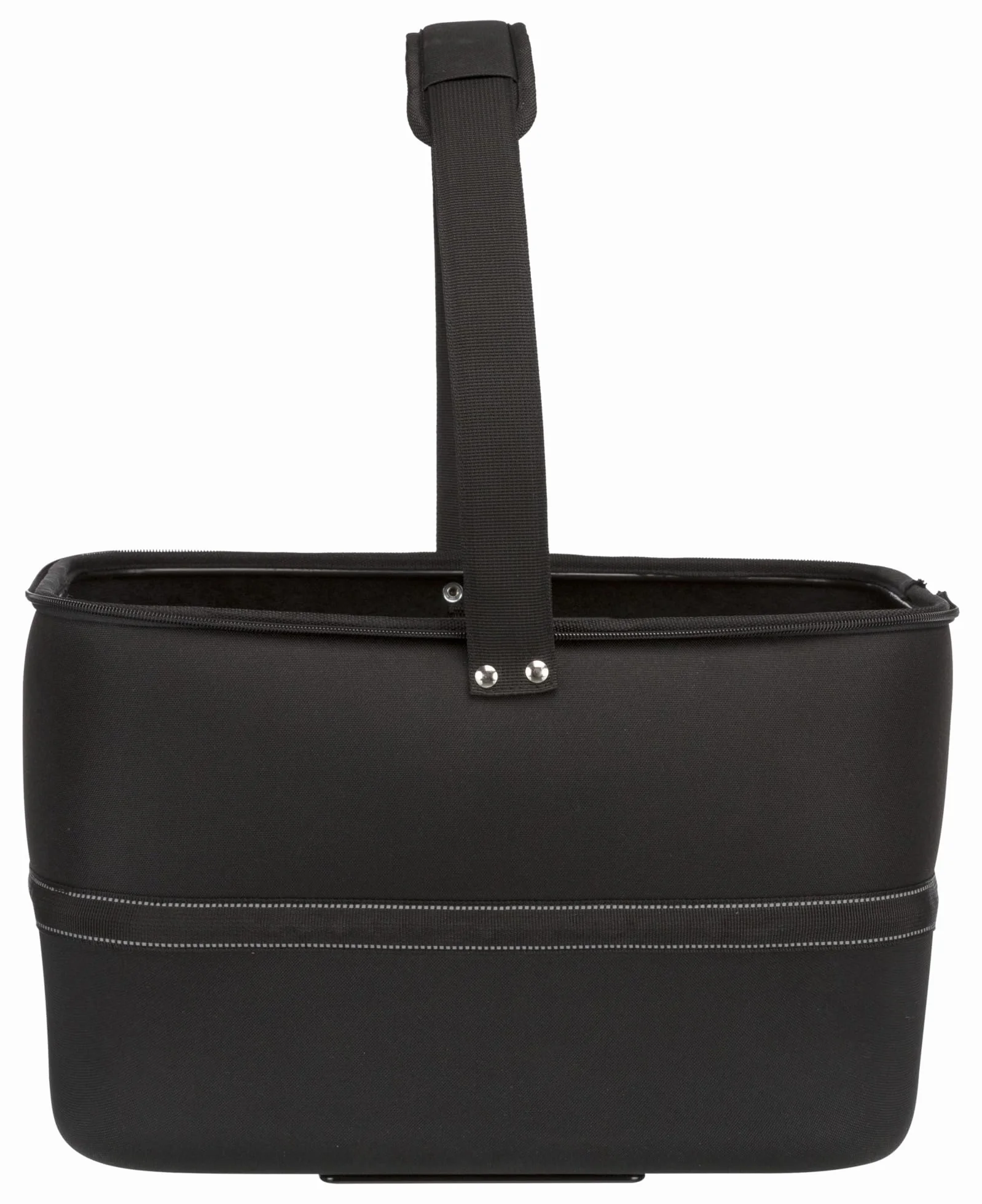 TRIXIE panier vélo frontal pour chien 6 kg 41 × 47 × 29 cm avec couvercle grillagé et housse de pluie