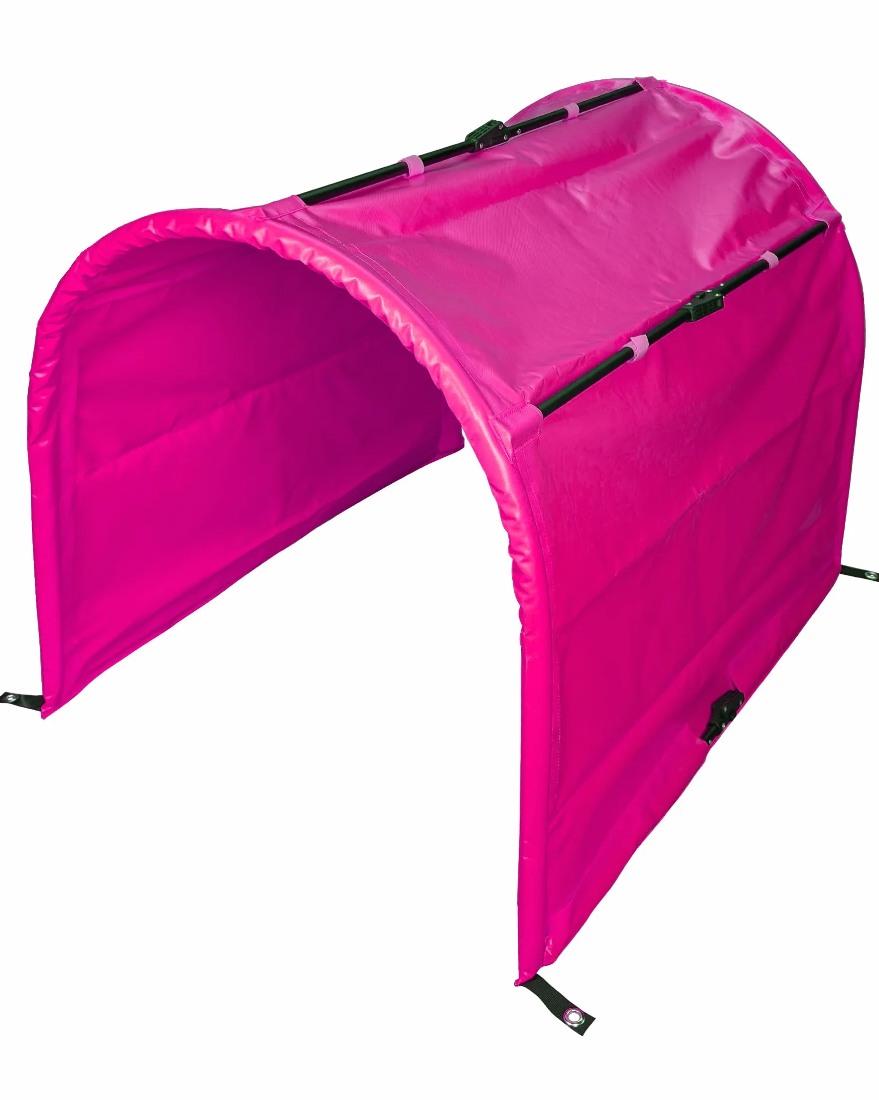 Hoopers Tunnel sans fond 1 m long Ø 80 cm rose pliable VDH résistant intempéries