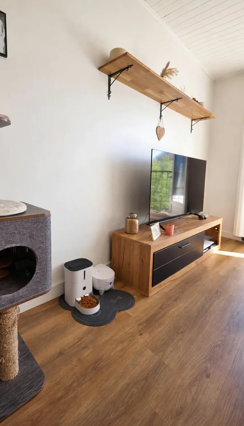 HarmonyPaws Distributeur de Croquette prenium Automatique connecté Smartlife WiFi avec caméra Haute définition à détecteur de Mouvement et Micro intégré