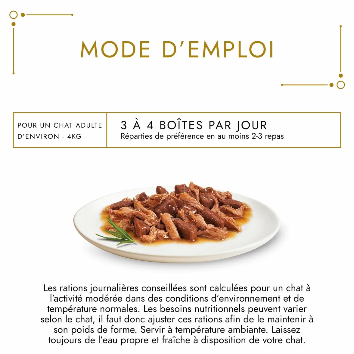 GOURMET | Gold | Double Délice | Chat Adulte | Filettines en Sauce | Bœuf et Poulet, Lapin et Foie, Poisson de l'Océan Sauce aux Epinards, Canard et Dinde | Boîtes | Lot de 8 (12 x 85 g)