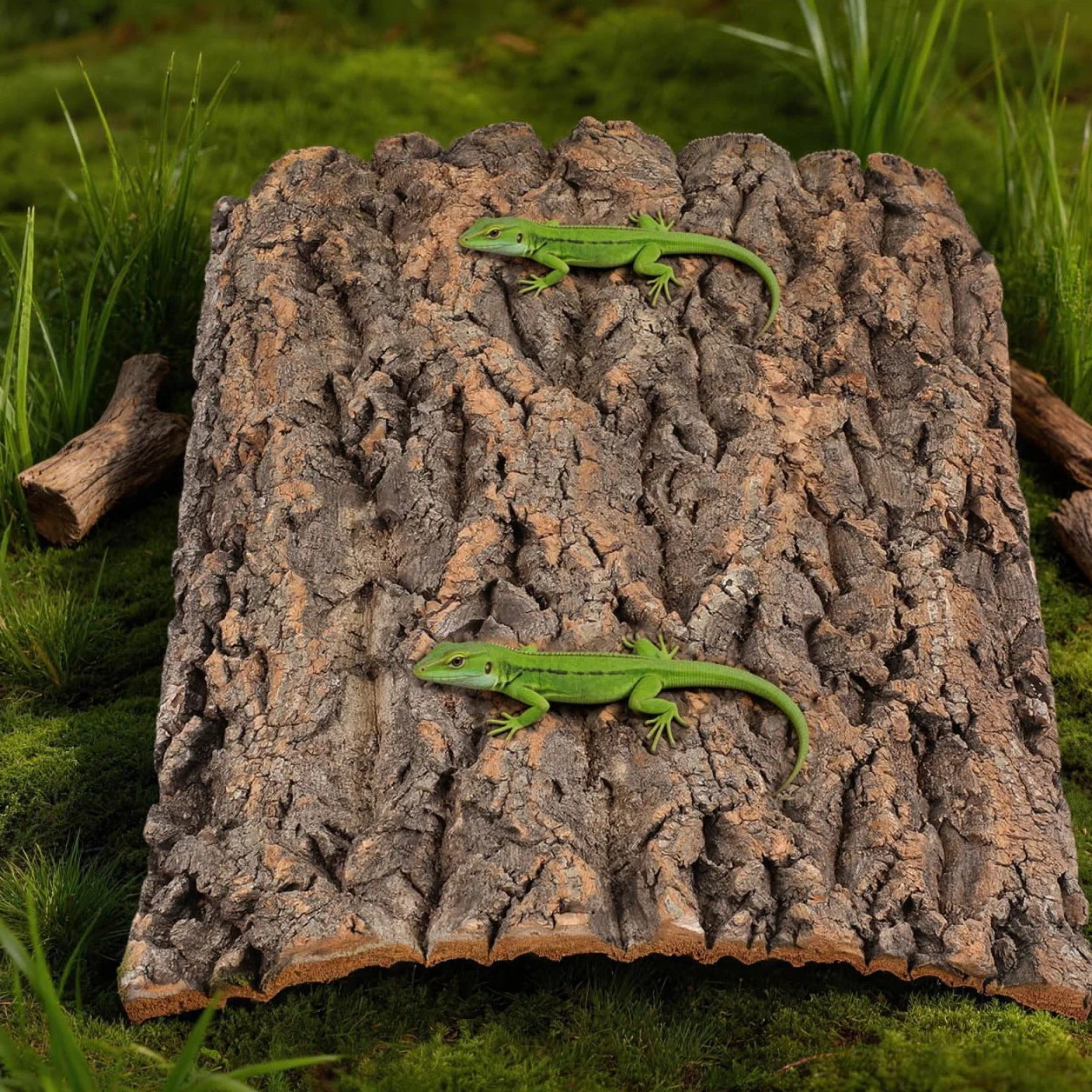 DOITOOL Panneaux De Fond en Écorce De Liège pour Terrarium Décor Mural De Toile De Fond Darbre De Réservoir De Reptiles Décoration De Tapis Descalade Dhabitat pour Tortue Lézard 30 x 40CM