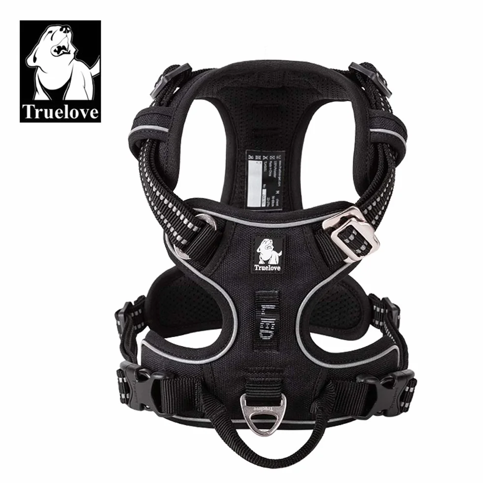 Harnais pour Chien No Pull Nylon Souple Réfléchissant Réglable Petit Grand Animal Domestique