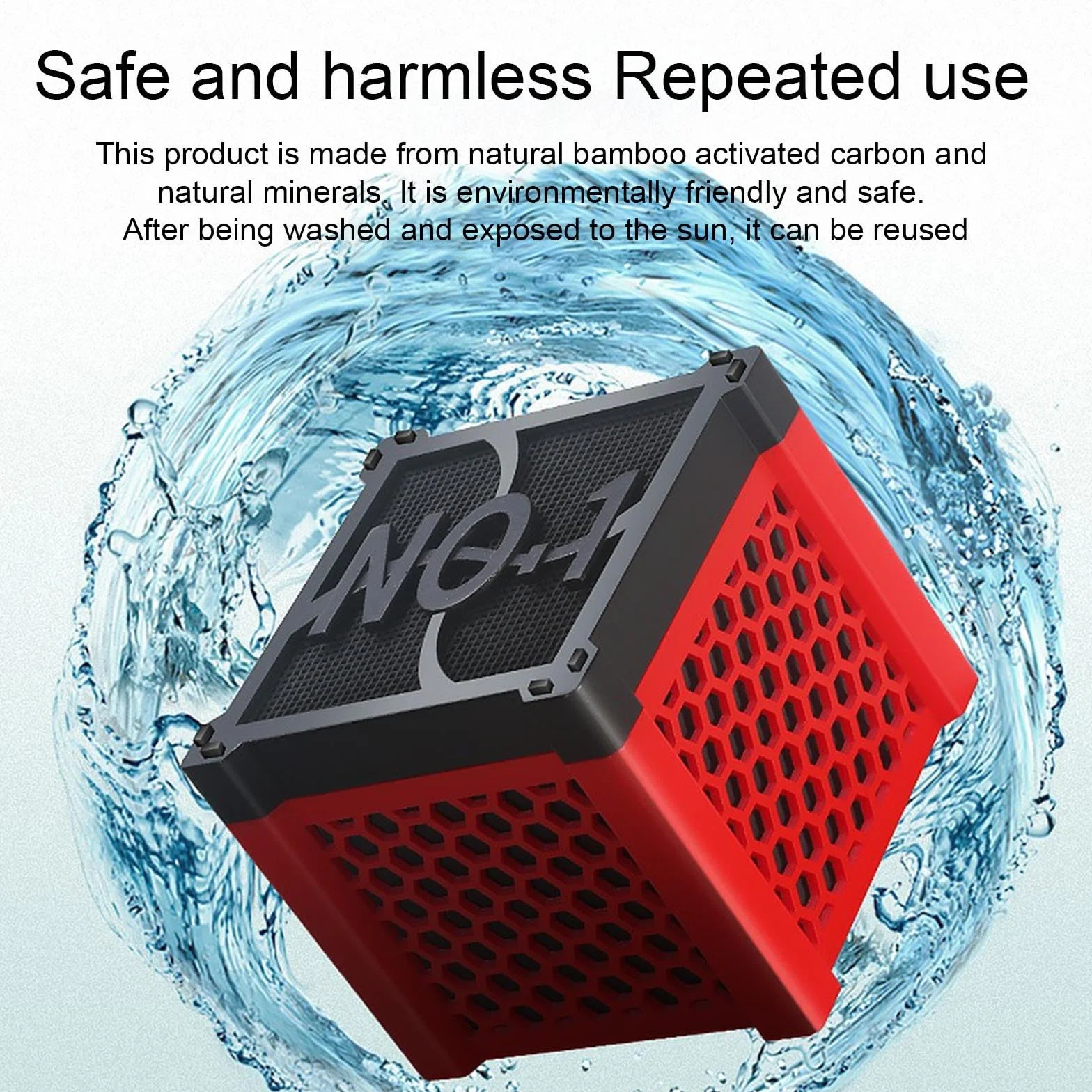 Filtre à charbon actif pour eau, mini bloc de charbon actif, filtre à charbon actif pour chevaux, briques écologiques de nettoyage d'eau pour aquarium, briques de charbon activé pour étangs, aquarium