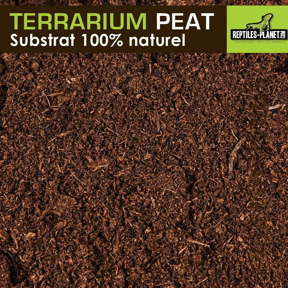 Terrarium Peat Substrat Naturel Tourbe 6 Litres